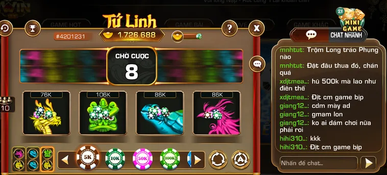 Bí Quyết Càn Quét Sạch Sẽ Quỹ Thưởng Tại Kho Báu Tứ Linh Tại iWin Club