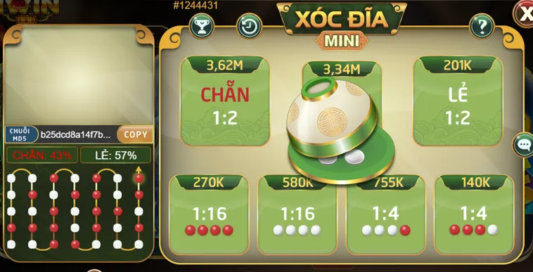 Bí Quyết Đoán Vị Bách Trúng Tại Sảnh Xóc Đĩa Mini Tại iWin Club